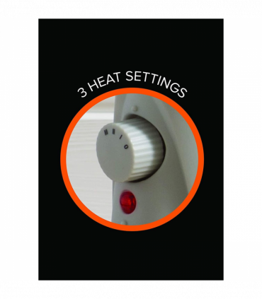 Daewoo 2000W Convector Heater with Turbo Function