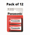 Panasonic D Size Zinc Batteries Pack of 12