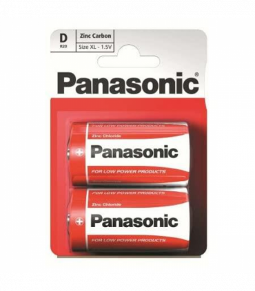 Panasonic D Size Zinc Batteries Pack of 12