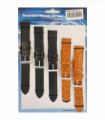 R001S-16B 18MM 5PK LEATHER WATCH STRAPS