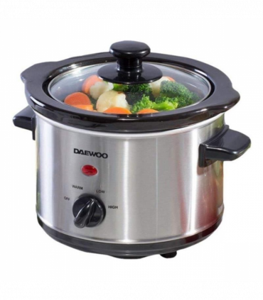 Daewoo Stainless Steel Slow Cooker 1.5L - SDA1363