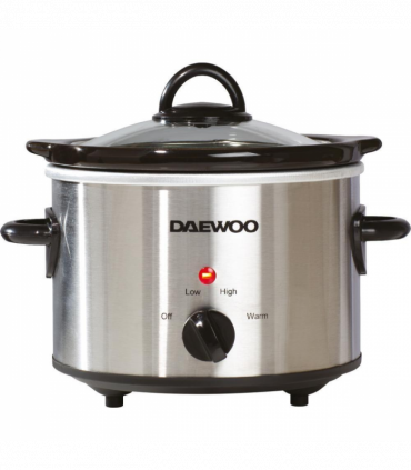 Daewoo Stainless Steel Slow Cooker 1.5L - SDA1363