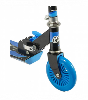 Ozbozz Blue and Black Nebulus Scooter Chrome Finish- SV15398