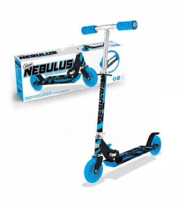 Ozbozz Blue and Black Nebulus Scooter Chrome Finish- SV15398