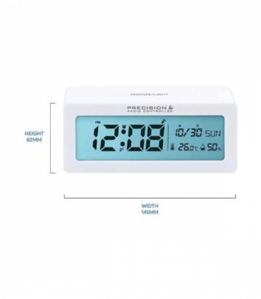 Precision Radio Controlled Digital Alarm Clock AP061
