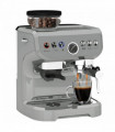 HOMCOM Espresso Machine, Bean Grinder & Steam Wand, 15 Bar Pressure, Silver.