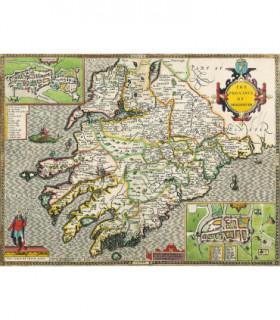 Radnorshire Historical Map 1000 Piece Jigsaw Puzzle (1610)