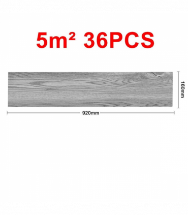 5m² Floor Planks Tiles Self Adhesive Wood Effect Vinyl Flooring Bathroom Decor