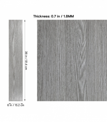 5m² Floor Planks Tiles Self Adhesive Wood Effect Vinyl Flooring Bathroom Decor