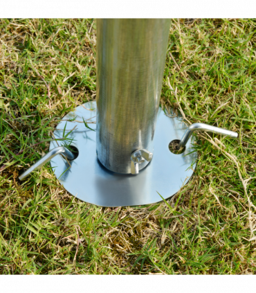 3m x 6m Heavy Duty Galvanized Steel Frame Canopy Vehicle Shelter Grey