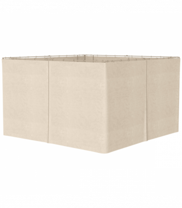 Gazebo Replacement Sidewalls Privacy Panel 4 Pack Polyester Beige 352L x 205H cm