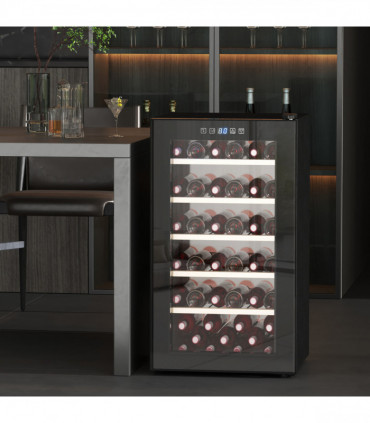 HOMCOM 41 Bottle Wine Cooler Fridge, Freestanding Wine Refrigerator