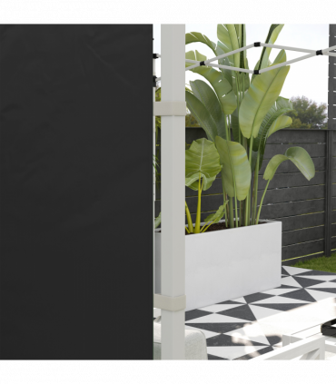 Outsunny 3x3(m) or 3x6m Pop Up Gazebo Side Panels Replacement, 2 Pack, Black