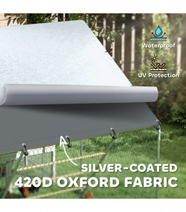 PawHut 26L Small Fish Tank with Filter System, LED Lights, Water Pump, White