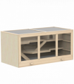 Wooden Hamster Cage Rats Mice Rodent Small Animals Hutch Exercise Play House