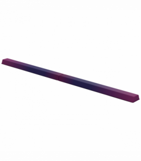 SPORTNOW 7.7ft Folding Gymnastics Balance Beam with Anti-Slip Base, Blue