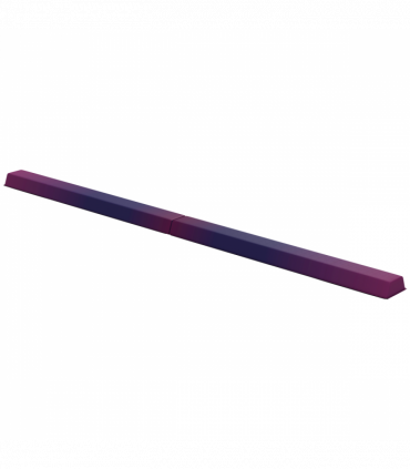 SPORTNOW 7.7ft Folding Gymnastics Balance Beam with Anti-Slip Base, Blue