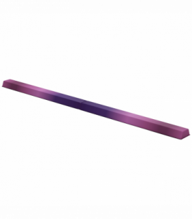 SPORTNOW 7.7ft Folding Gymnastics Balance Beam with Anti-Slip Base, Purple