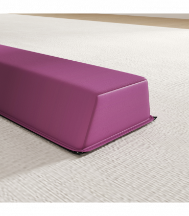 SPORTNOW 7.7ft Folding Gymnastics Balance Beam with Anti-Slip Base, Purple