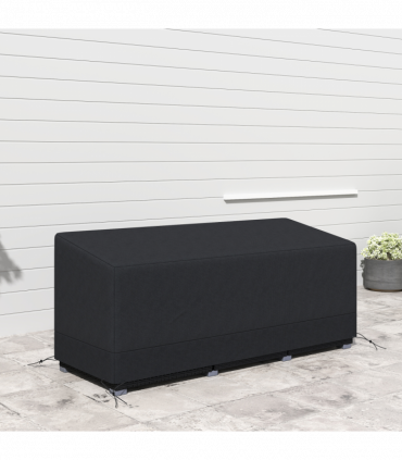 Outsunny 190x72x76cm Rectangular Patio Furniture Cover for Chairs Black