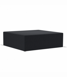 Outsunny 225x210cm Outdoor Garden Furniture Protective Cover Black