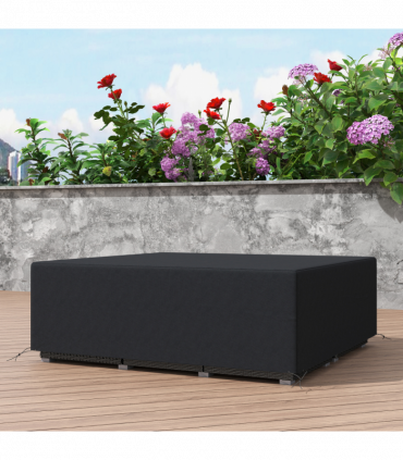 Outsunny 225x210cm Outdoor Garden Furniture Protective Cover Black