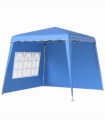 Outsunny 2.4 x 2.4m UV50+ Pop Up Gazebo Canopy Tent with Carry Bag, Blue