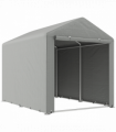 Outsunny 1.6 x 2.2m Garden Storage Shed Portable Shed Tent, Light Grey