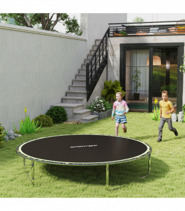 SPORTNOW Trampoline Mat with 42 V-Hooks, for 8ft Trampoline, Green