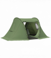 Outsunny 3 Man Camping Tent with 2 Bedrooms, 3000mm Waterproof, Green