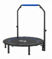 HOMCOM 45" Foldable Mini Fitness Trampoline w/ Foam Handle, Blue