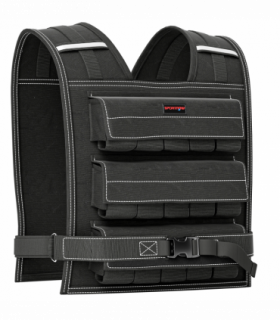 15KG Adjustable Weighted Vest with 15 Metal Weights, Running Weight Vest