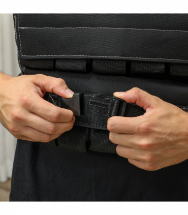 15KG Adjustable Weighted Vest with 15 Metal Weights, Running Weight Vest