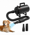 PawHut 2200W Dog Hair Dryer with Adjustable Temperature & Velocity, Black
