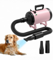 PawHut 2200W Dog Hair Dryer with Adjustable Temperature & Velocity, Pink