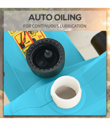 DURHAND Electric Chainsaw Garden Tools, 2000 W, 40 cm Blade for Wood, Blue