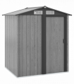 Outsunny 5ft x 4.3ft Outdoor Metal Storage Shed with Sliding Door Sloped Roof