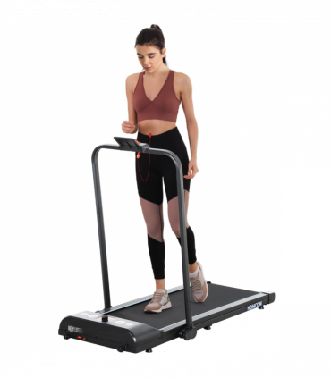 HOMCOM Foldable Walking Treadmill w/ LED Display, Blue