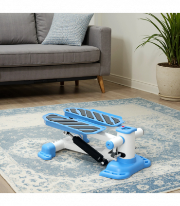 HOMCOM Portable Mini Stepper Step Machine for Home Gym Office Exercise