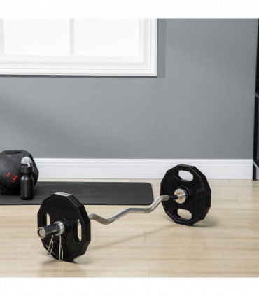 SPORTNOW Olympic Weight Plates Set with 2"/5cm Holes for Home Gym, 2 x 10kg