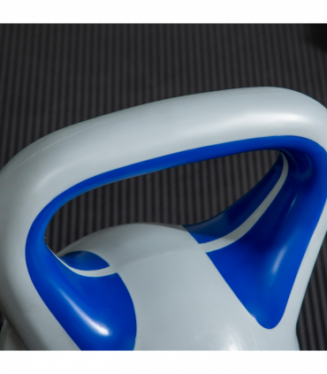 SPORTNOW 12kg Kettle Bell with Handle for Home Gym, Dark Blue and Grey