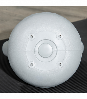 SPORTNOW 10kg Kettle Bell with Handle for Home Gym, Light Blue and Grey