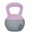 SPORTNOW 12KG Kettlebell with Soft Body and Non-Slip Handle, Purple, Grey