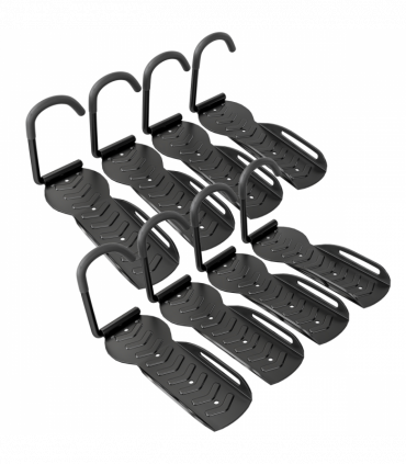 SPORTNOW 8 Pack Bike Rack, Wall Mounted Bike Hooks for Garage