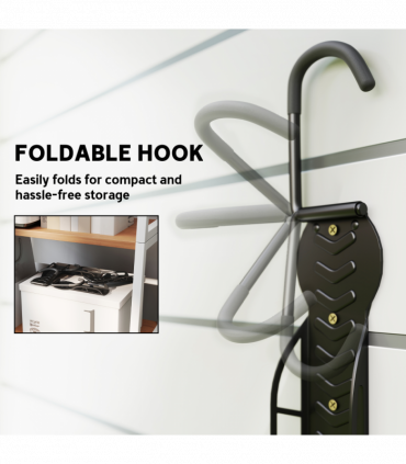 SPORTNOW 8 Pack Bike Rack, Wall Mounted Bike Hooks for Garage