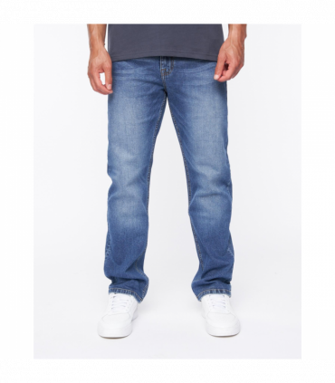 Janstar Straight Leg Jeans Stone Wash W34 L32