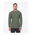 Roxberry Long Sleeve Polo Forest Green S