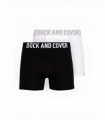 Salton Boxers 2pk Black/White - XXL