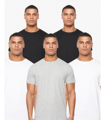 Caplaz T-Shirt 5pk Assorted S
