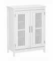 kleankin Modern Bathroom Cabinet, Freestanding Floor Cabinet with Storage, White